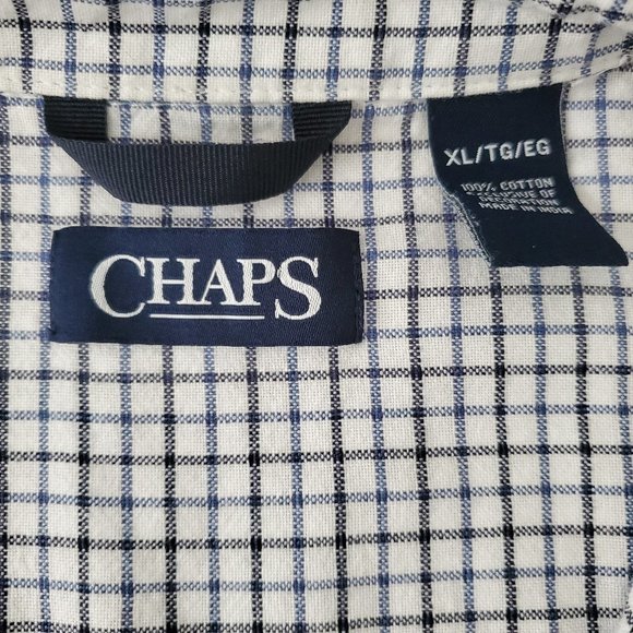 Chaps Long Sleeve Button Down Size XL/TG/EG - Picture 2 of 5